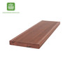 Vue latérale du plancher en Massaranduba 2,1 × 14,5 cm, rainuré, qualité FAS.
