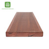 Vue de face du plancher en Massaranduba 2,1 × 14,5 cm, rainuré, qualité FAS, aspect naturel et robus