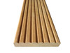 Planche Bangkirai rainurée 2,5 x 14,5 cm FAS KD – détail des rainures et joints d’assemblage.