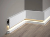 Profil plinthe décorative haute qualité QL021P - finition sol mur décoration intérieure