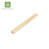 Quart de rond concave en pin, finition naturelle, dimensions 2,5 × 2,5 × 250 cm.