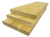 Planche de mélèze de Sibérie 2×12 cm, classe AB, longueur 3 m – pose horizontale.