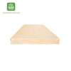 Vue de face de la planche rabotée en épicéa scandinave 2,4 × 19,4 cm classe AB
