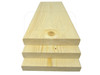 Planche rabotée épicéa scandinave 2,4×14,6 cm, classe AB, finition S4S, vue latérale.