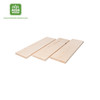 Planche rabotée en épicéa scandinave classe AB – vue de face, dimensions 1,85 × 11,4 cm