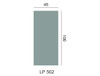 Dimensions détaillées de la bande LED LP 502 3D en millimètres.