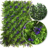 Détail du mur vert bleuet 40x60 cm – texture et densité des feuillages