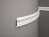 Moulure murale flexible MDD345F Dartank - surfaces courbes cintrées adaptable