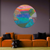 Papier peint cercle Stone Flow 4