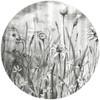 Papier peint cercle Cold Flowers