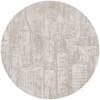 Papier peint cercle City Sketch