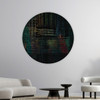 Papier peint cercle Lost In Matrix 2