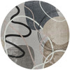 Papier peint cercle Fade Signal