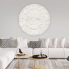 Papier peint cercle Gypsum Petals