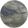 Papier peint cercle Wave Lines 2