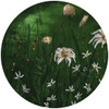 Papier peint cercle Cold Flowers 4