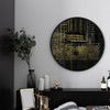 Papier peint cercle Lost In Matrix