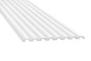 Les panneaux muraux Duna sont un motif en relief de demi-cercles qui constitue une excellente alternative aux décorations murales traditionnelles. Il est doté d’un revêtement satiné SupremeSatin®, qui protège la surface et lui donne une couleur blanche comme neige. Les panneaux sont résistants à l’eau, aux UV et aux dommages mécaniques.