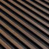 Lamelle Stretto L0104T, aspect bois authentique, teinte chêne foncé