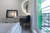 Panneau décoratif blanc tridimensionnel, finition lisse et contemporaine