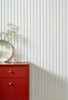 Lamelle murale Largo L0301 270 cm, finition blanc mat, aspect lisse et élégant