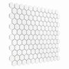 Carrelage Mini hexagone blanc mat