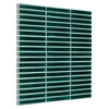 Carreau rectangulaire vert Monsieur Twig Bora