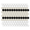 Carrelage Mini rayures hexagonales 5.C mat