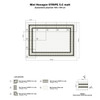 Carrelage Mini rayures hexagonales 5.C mat