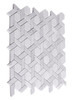 Mosaïque Armure blanche de Carrara