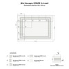 Carrelage hexagonale mini rayures mat