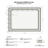Carrelage hexagonal Mini rayures 3.2.B mat