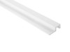 Extrémité droite blanche Largo L0301RT 200cm, finition lisse et moderne