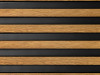 Lamelle décorative chêne naturel, finition claire, aspect bois massif authentique
