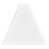 Demi-carreau Carat blanc et plat C-WH06