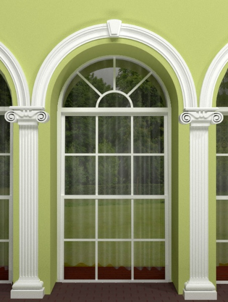 Pilastre Décoratif PR4 – Design Classique avec Rainures