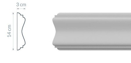 Moulure de Fenêtre L21 : Design contemporain avec angles vifs