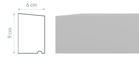 Moulure de rebord P15 - Design Plat Personnalisée - Coupes et finition d’usine – gratuites.