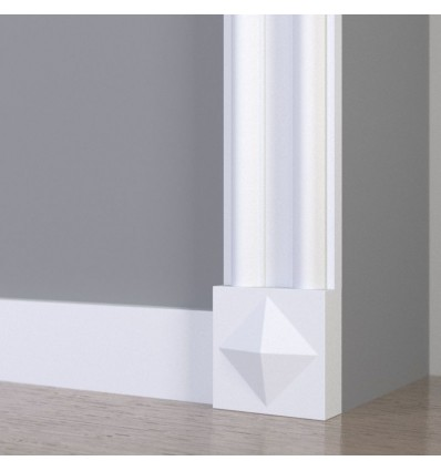 Socle pour Chambranle FS7 forme cubique pour vos Encadrements de Porte