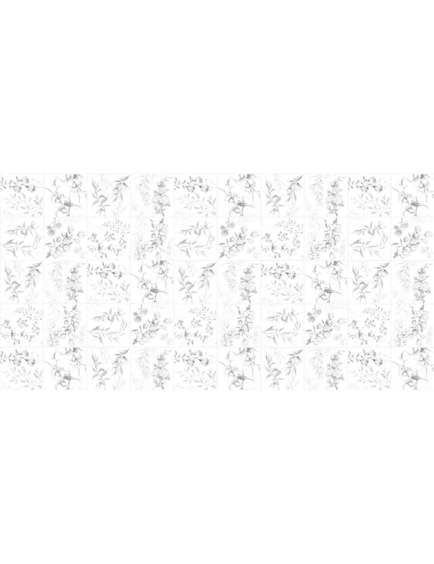 Lot de 15 panneaux décoratifs 3D en PVC – Motif floral élégant
