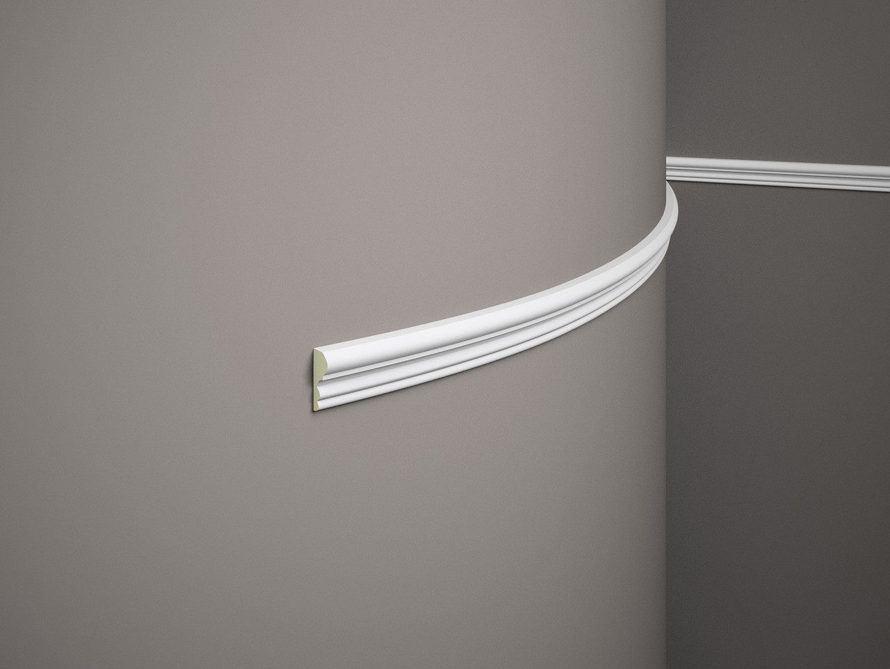 Profil flexible décoratif MD325F Dartank - surfaces courbes cintrées adaptable