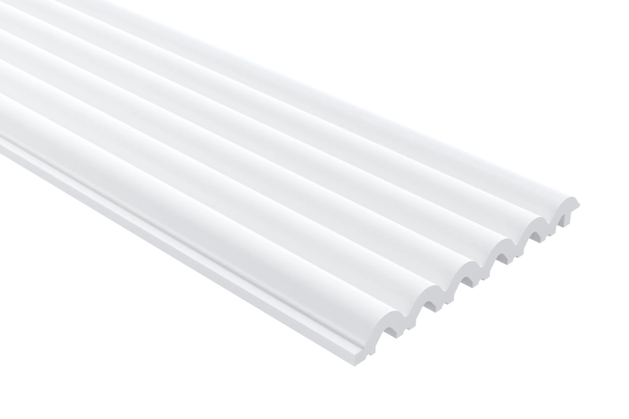 Panneau mural blanc satiné 270 cm, finition premium et design épuré