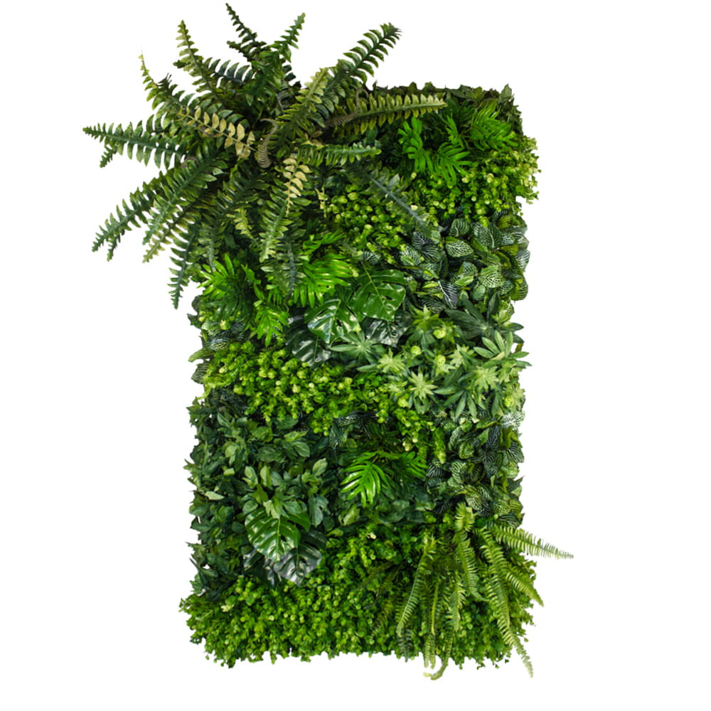 Jardin vertical Laurel 50x100 cm, design épuré et végétal luxuriant
