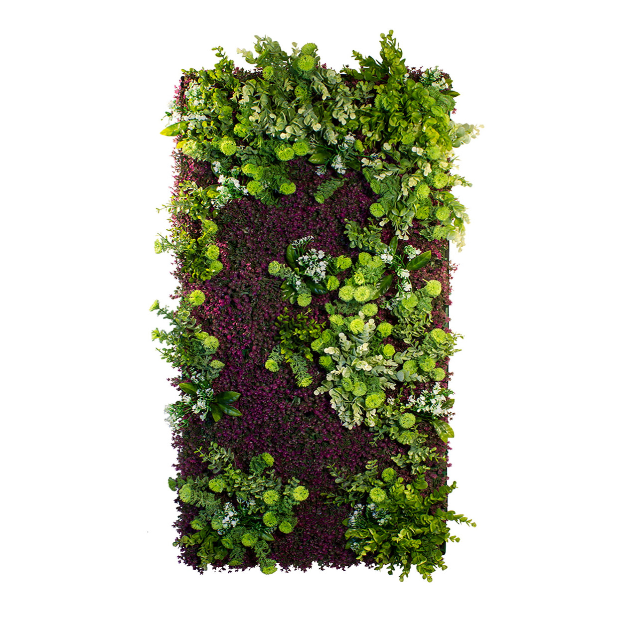 Jardin vertical Purple Haze 50x100 cm, design moderne et végétal luxuriant