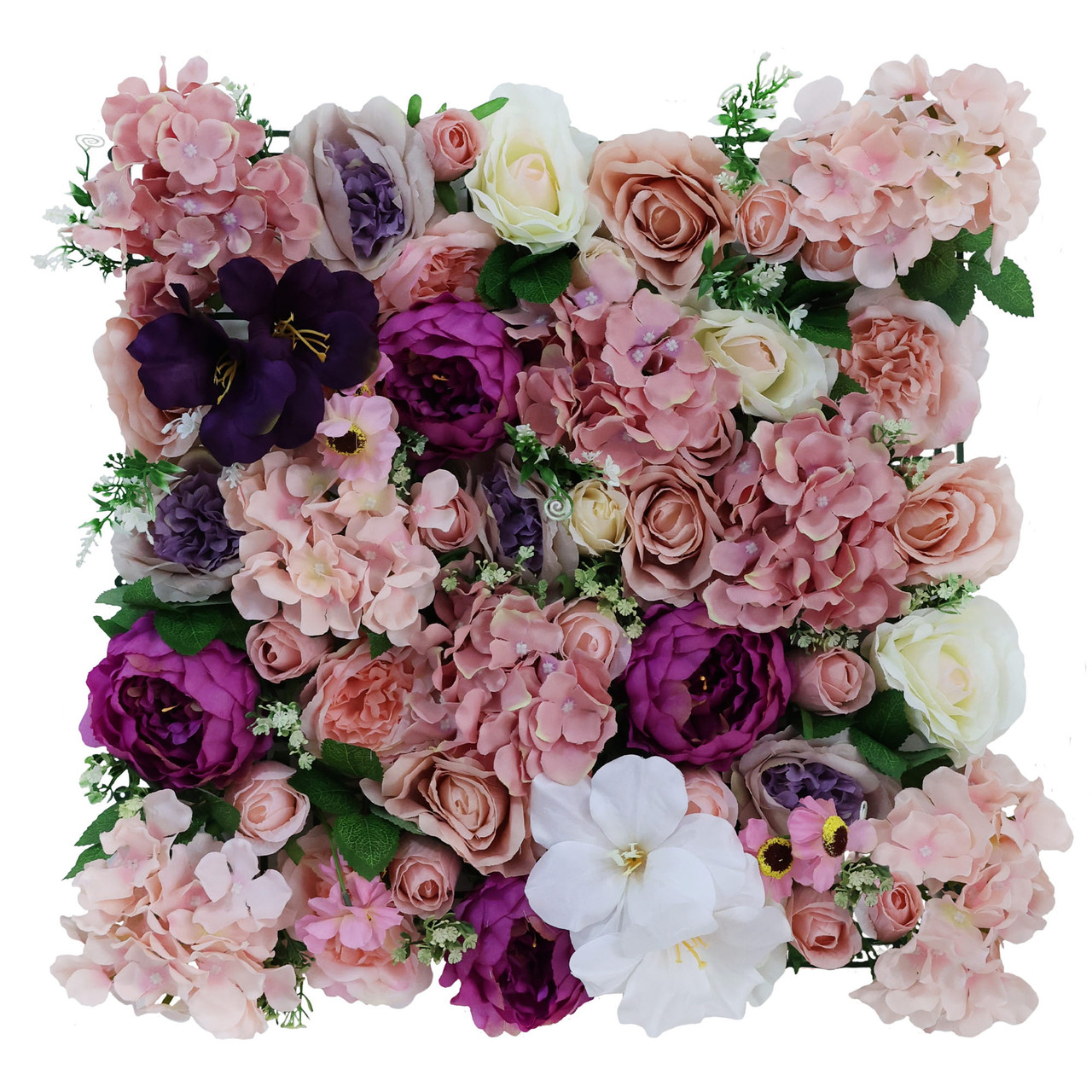 Mur floral Velvet Garden 50x50 cm – Motif élégant et texture veloutée