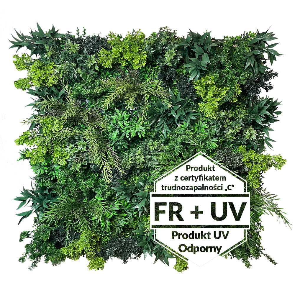 Jardin vertical Fresh Stems FR UV – Vue détaillée des plantes