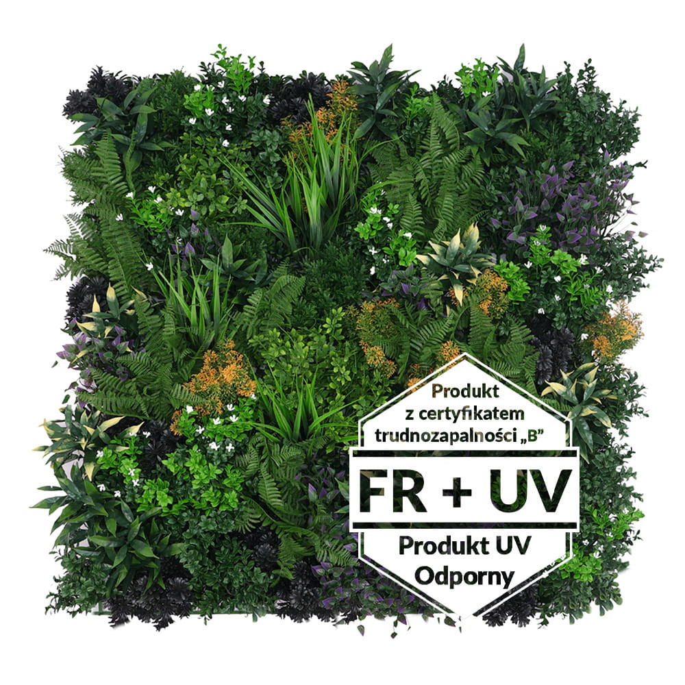 Jardin vertical Nemoris FR UV - B, modèle 100x100 cm, finition polonaise