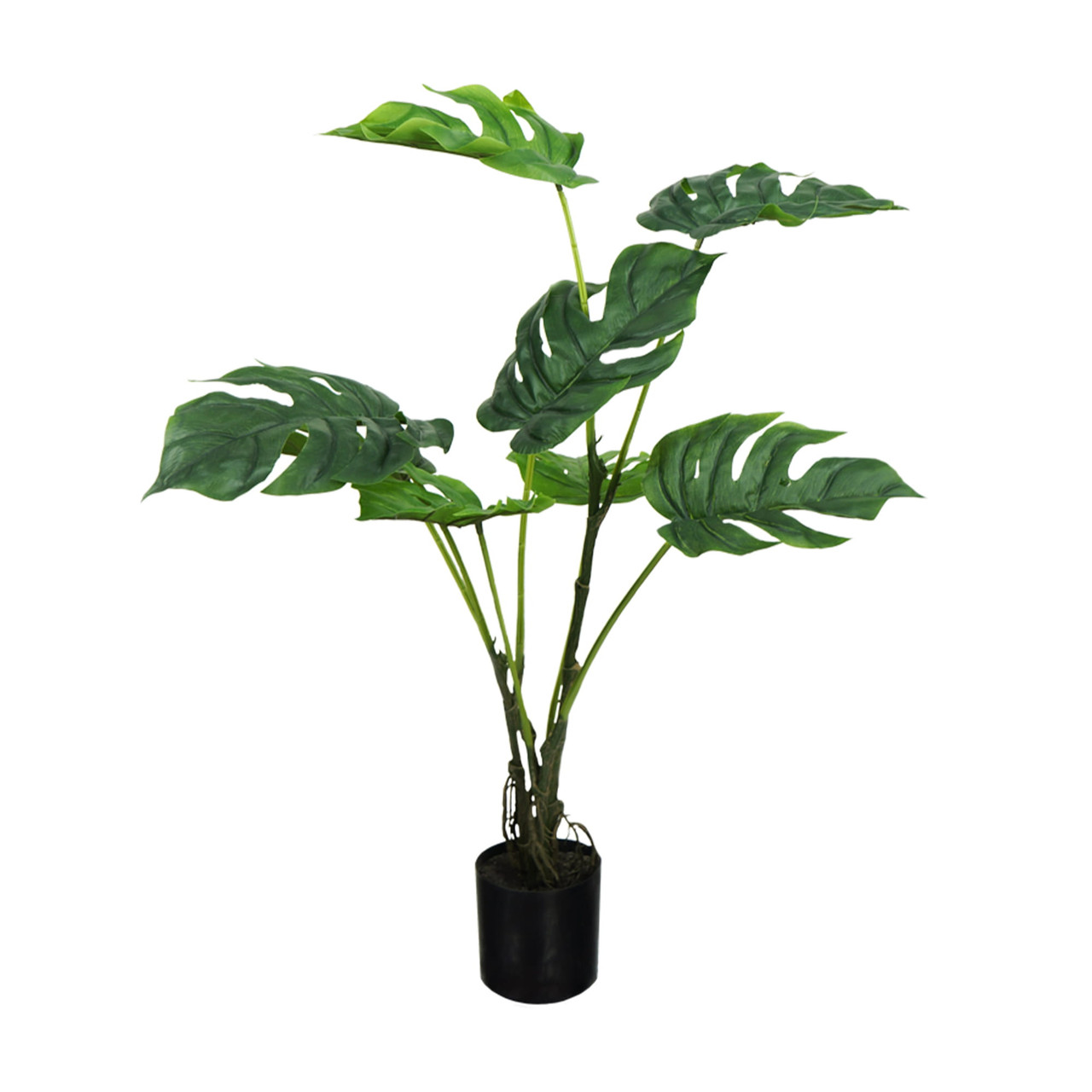 Plante artificielle Monstera 70 cm en pot décoratif, réaliste et élégante