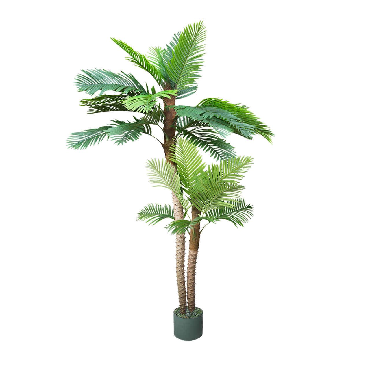 Palmier artificiel Arenga 250 cm, design réaliste et élégant pour intérieur