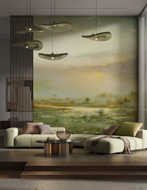 Emerald, design élégant et moderne en vert profond  
